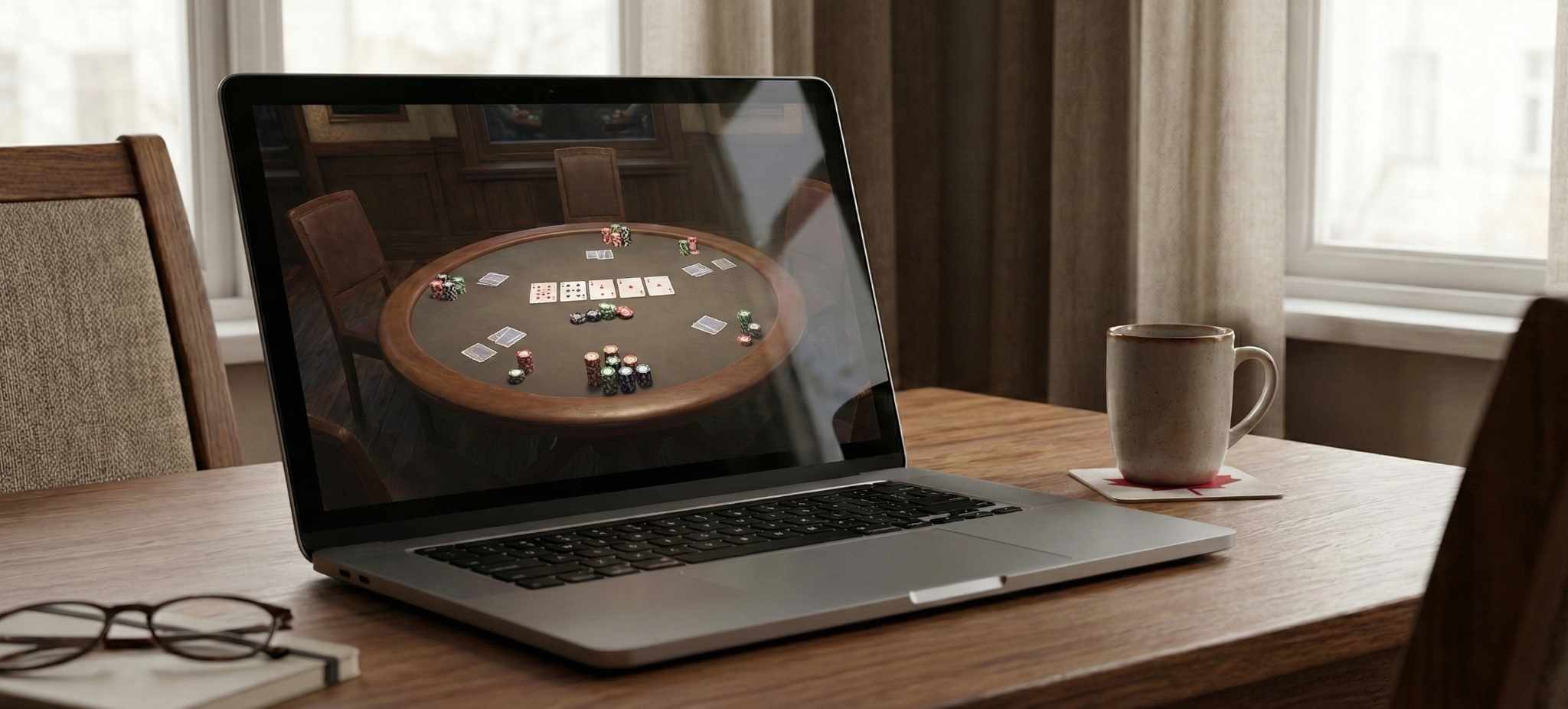 Online card game interface Canada